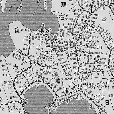 昭和９年12月の鉄道地図